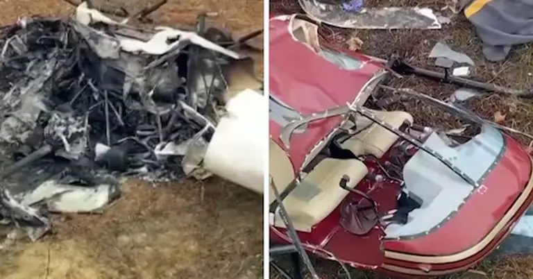 বিধ্বস্ত হেলিকপ্টার